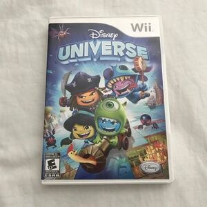 Nintendo Wii Disney Universe Game Disc Manual Included